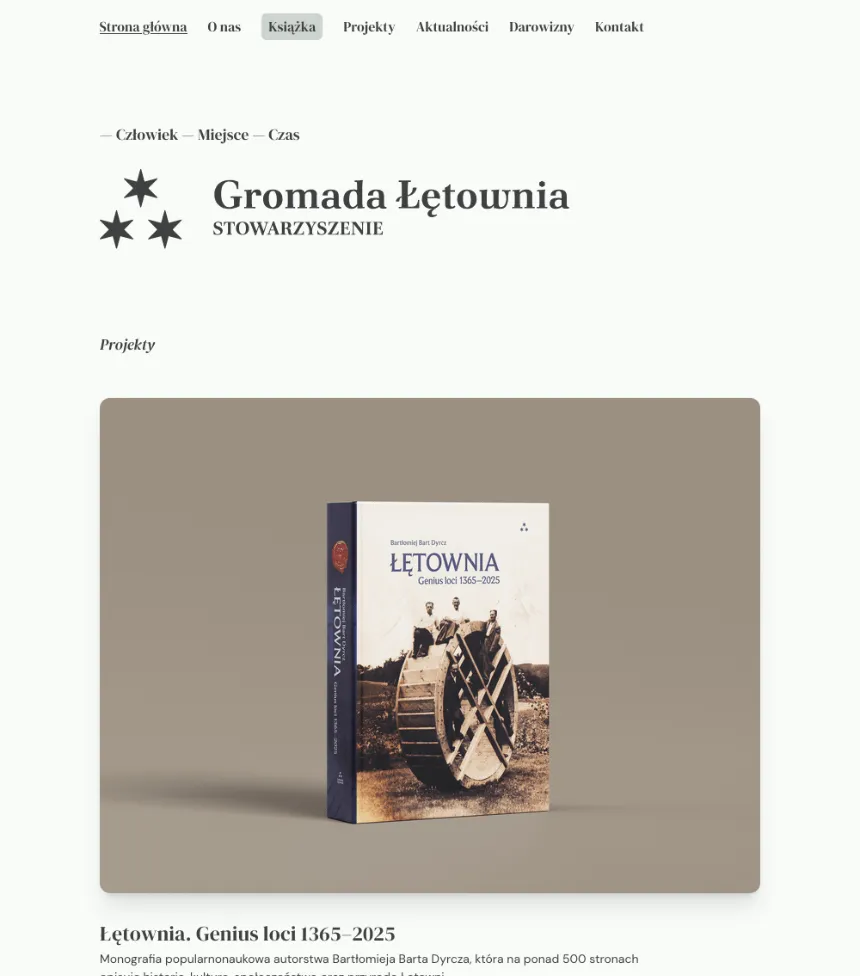 Gromada Łętownia Site preview